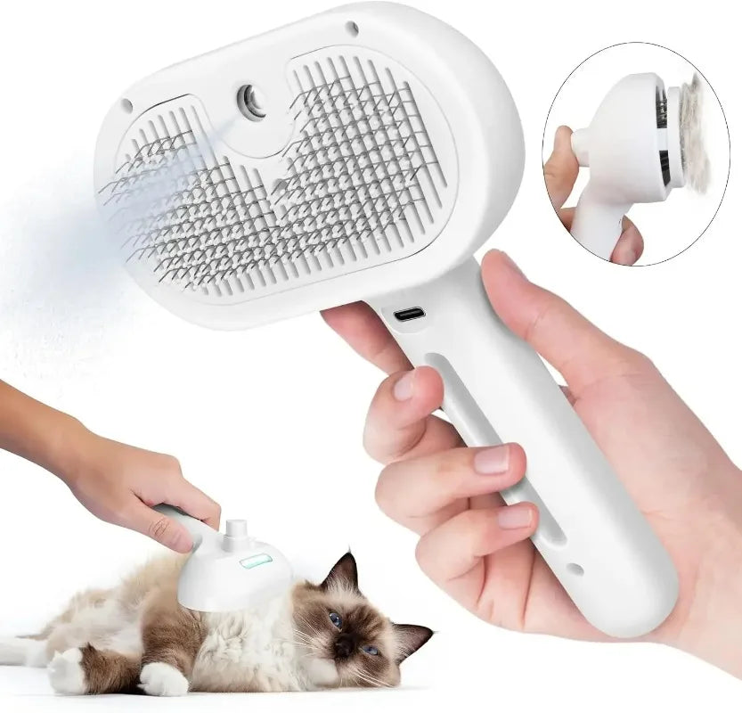 Petura SteamBrush™ — 3-in-1 Electric Dematting & Massage Comb