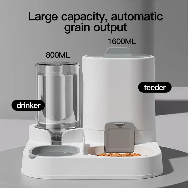 Petura AquaFlow™ — Automatic Water & Food Dispenser