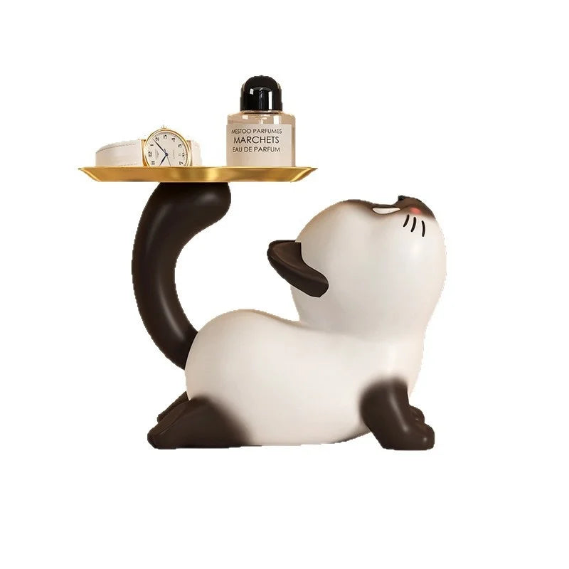 Petura LuxCat™ — Siamese Cat Decorative Tray & Ornament