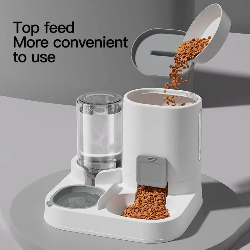 Petura AquaFlow™ — Automatic Water & Food Dispenser