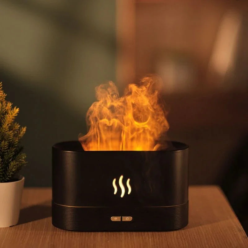 Petura AromaFlame™ — LED Flame Ultrasonic Diffuser