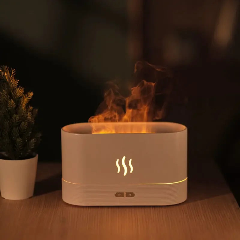Petura AromaFlame™ — LED Flame Ultrasonic Diffuser