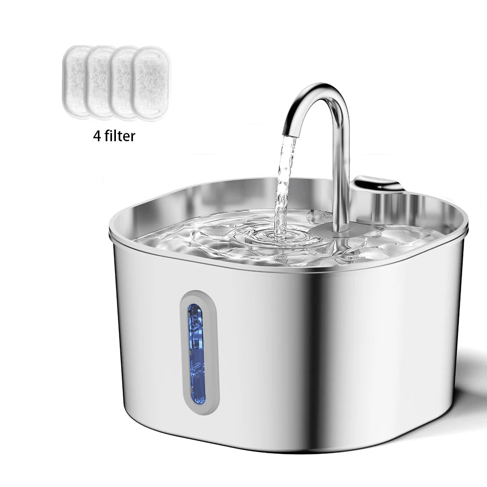 Petura HydroFlow™ — Stainless Steel Smart Water Fountain
